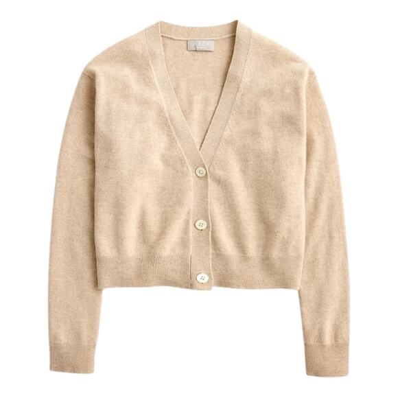 J. Crew Sweater Women Small Tan 100% Cashmere NWOT - Picture 1 of 6